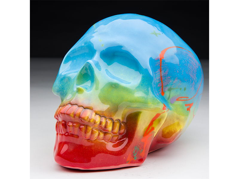 skull art auction