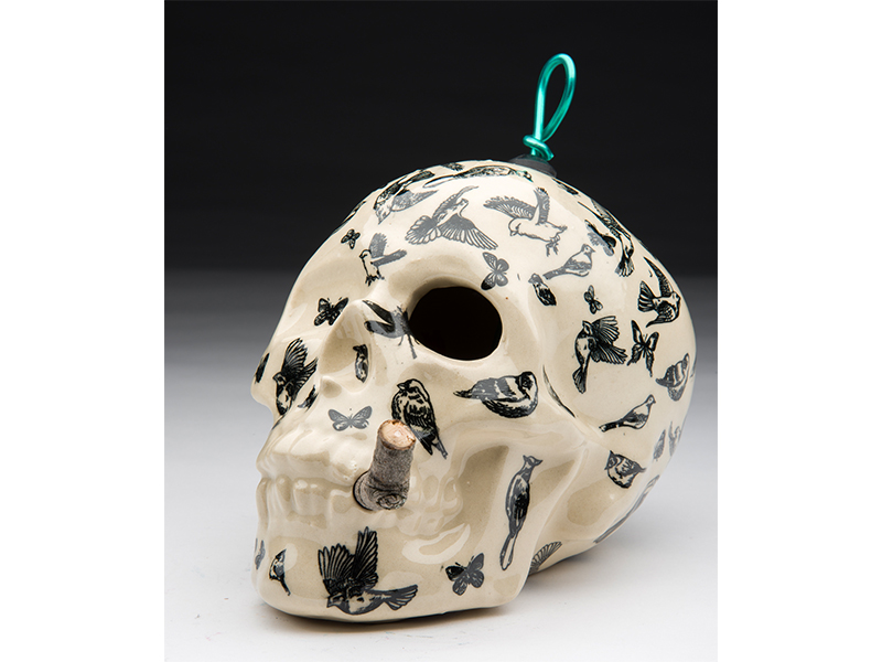 skull art auction